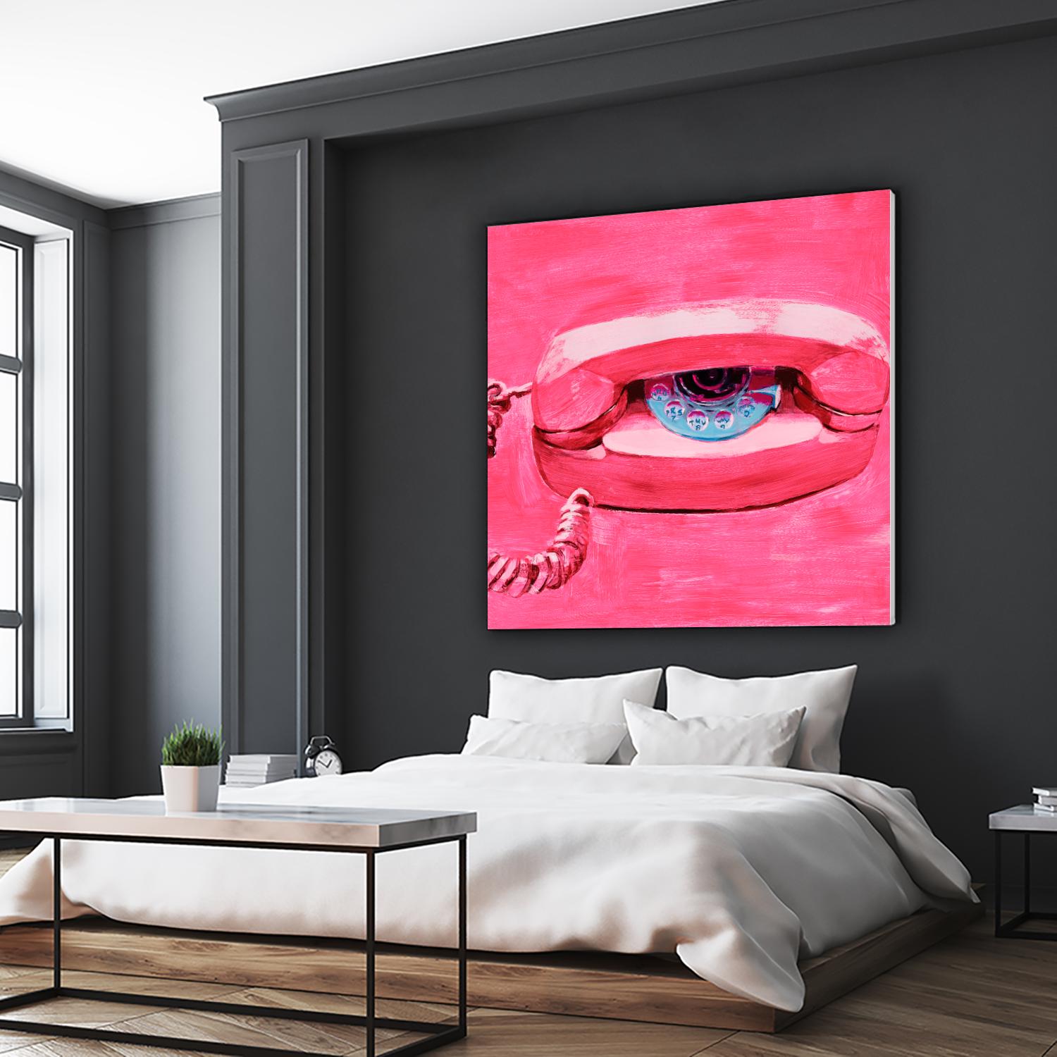Hello 1 by PC Ngo on GIANT ART - blue contemporary