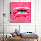 Hello 1 by PC Ngo on GIANT ART - blue contemporary