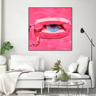 Hello 1 by PC Ngo on GIANT ART - blue contemporary