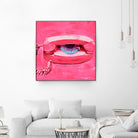 Hello 1 by PC Ngo on GIANT ART - blue contemporary