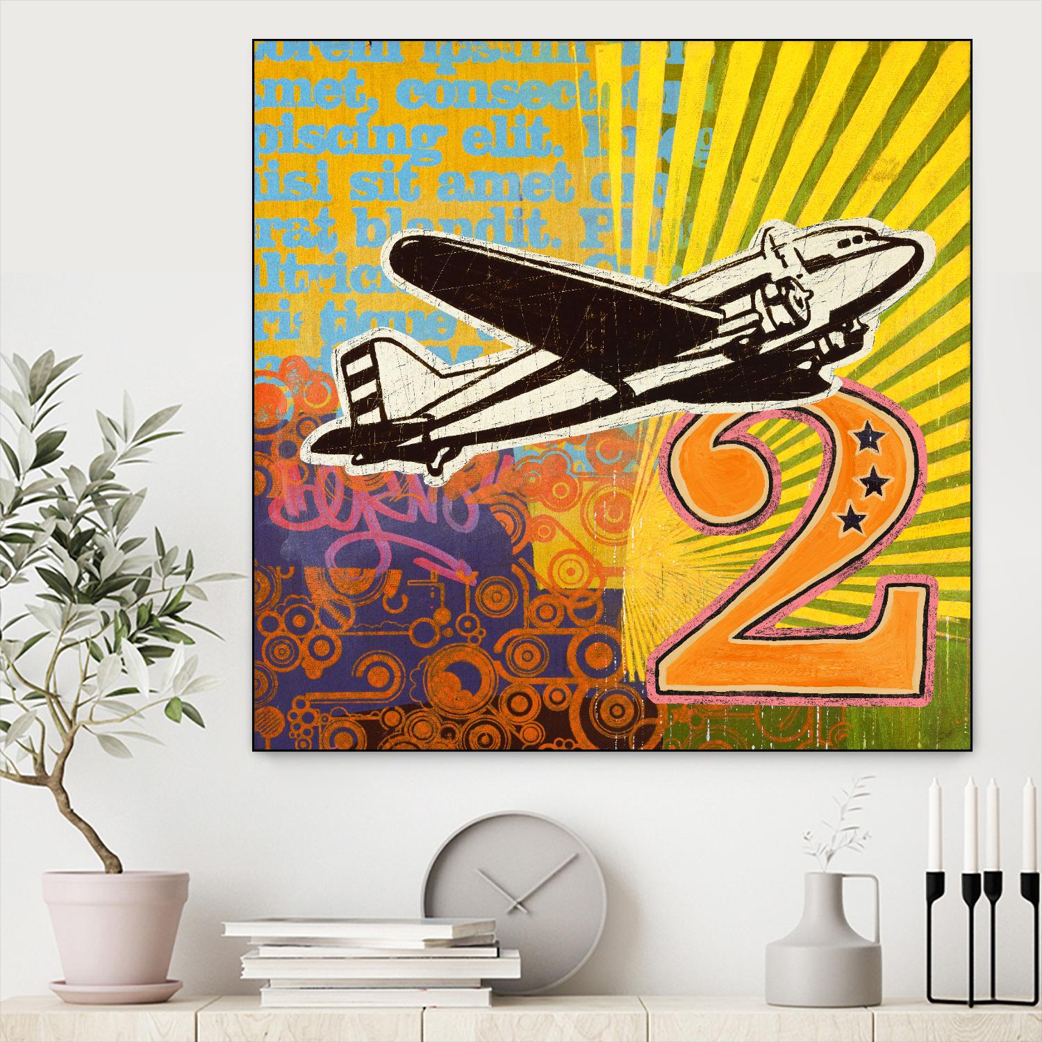 Plane 2 by Johnny Taylor on GIANT ART - black contemporary