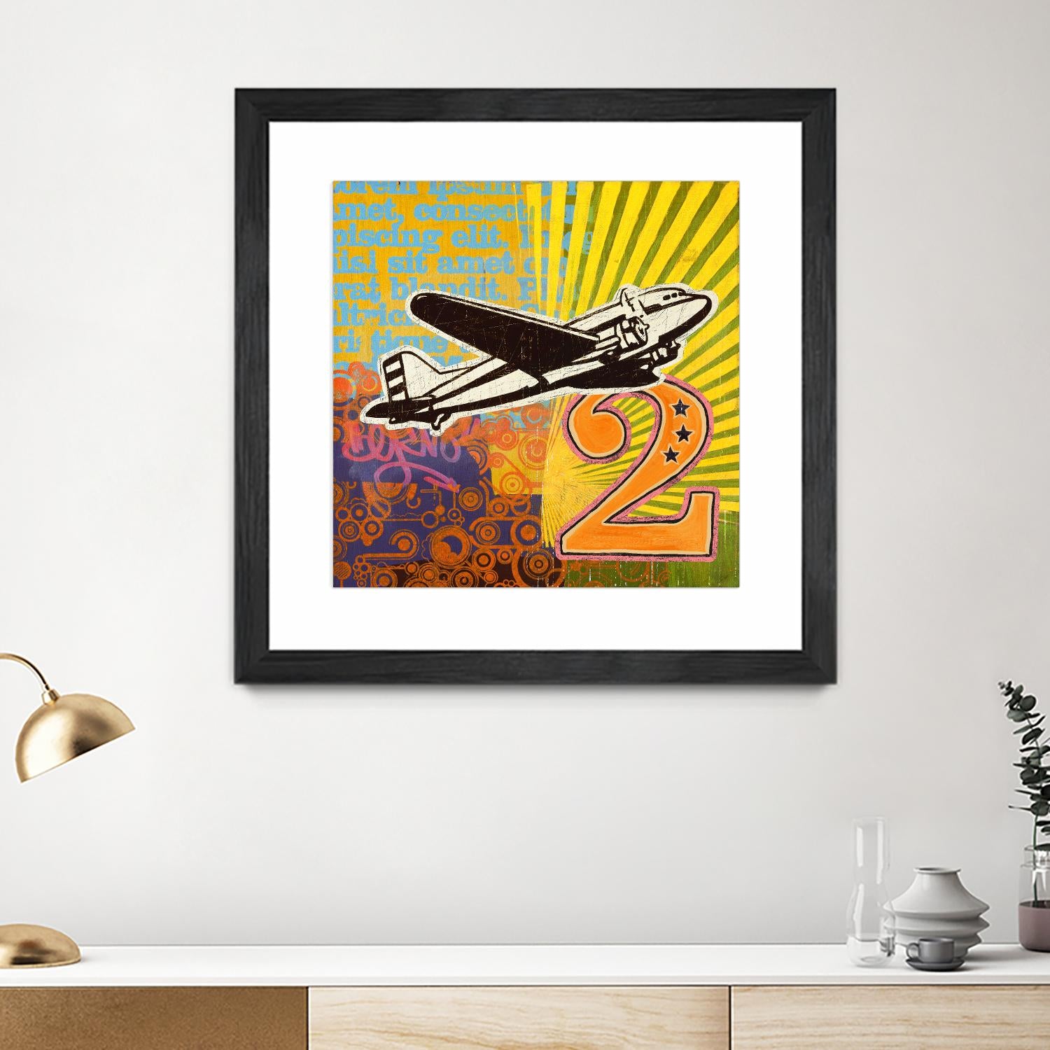 Plane 2 by Johnny Taylor on GIANT ART - black contemporary