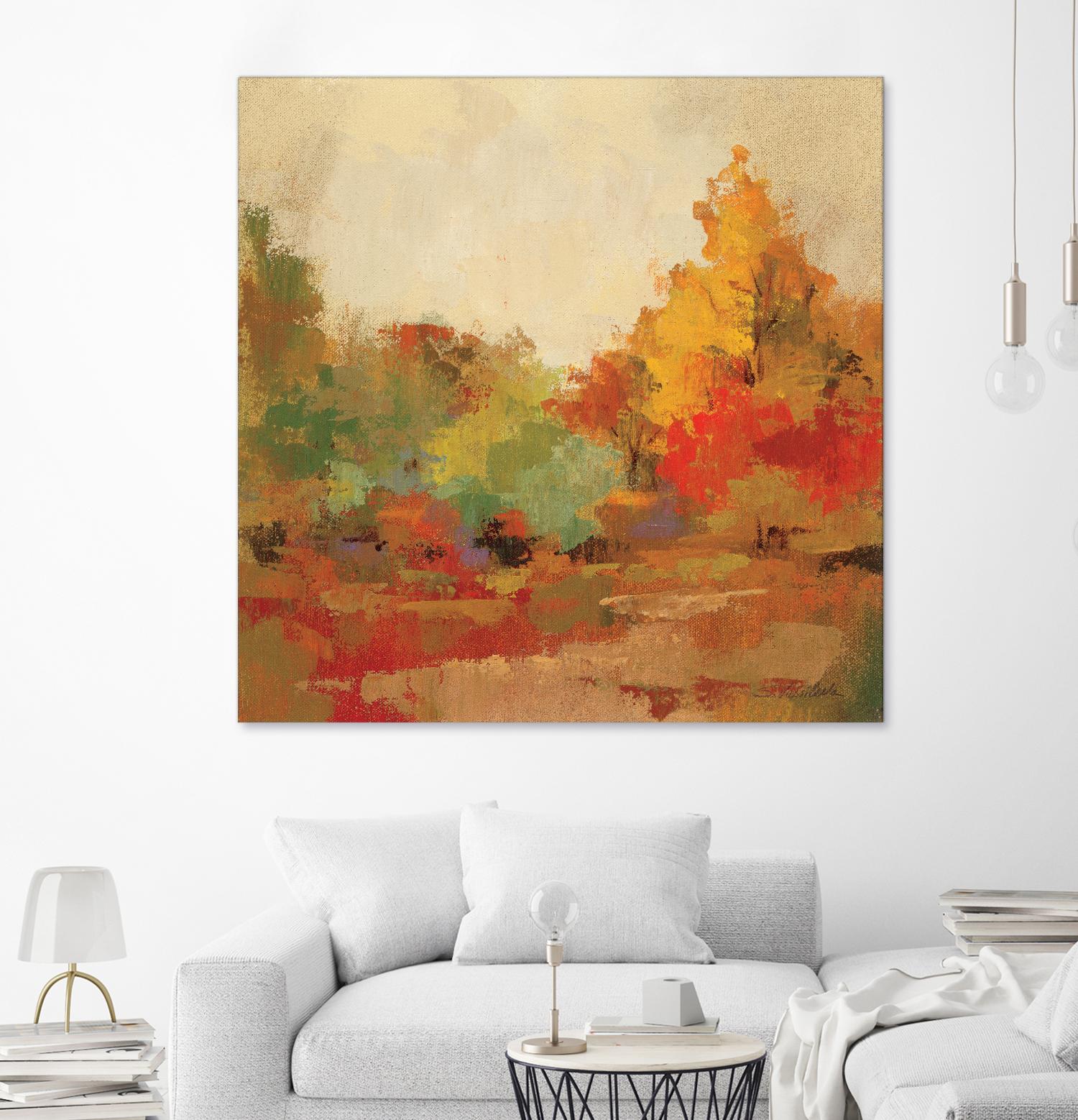 Fall Forest II by Silvia Vassileva on GIANT ART - yellow landscape