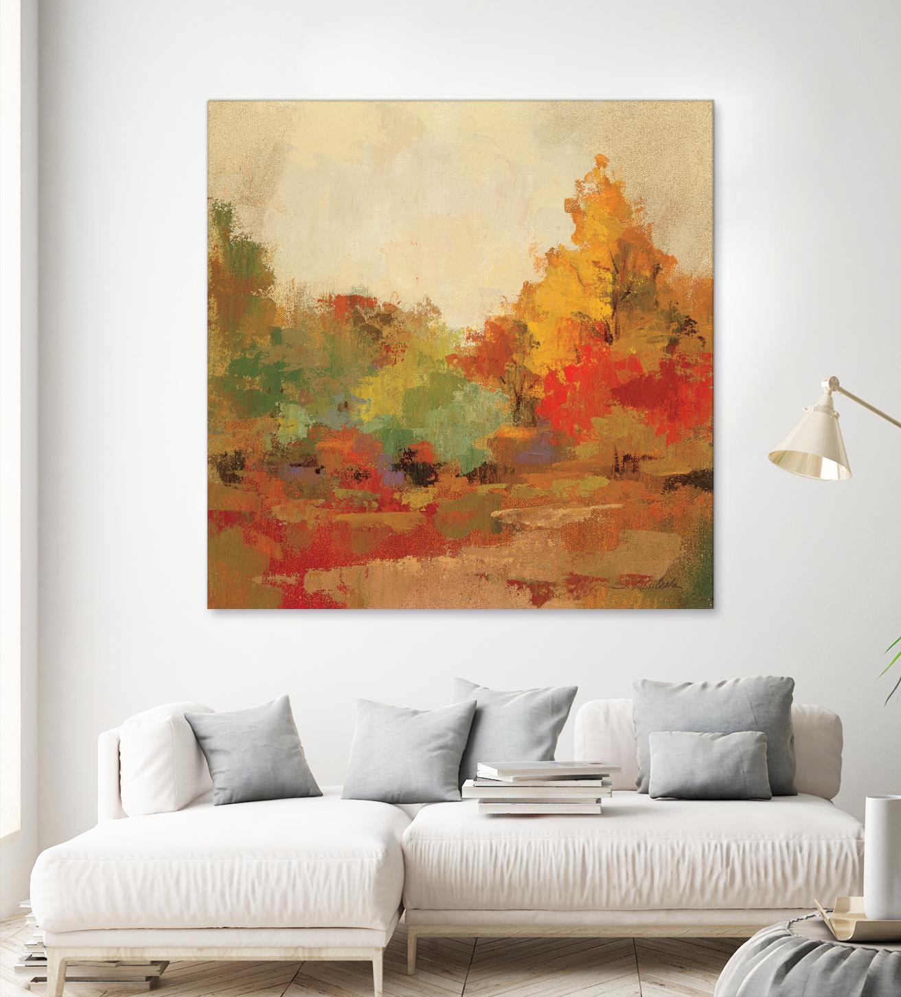 Fall Forest II by Silvia Vassileva on GIANT ART - yellow landscape