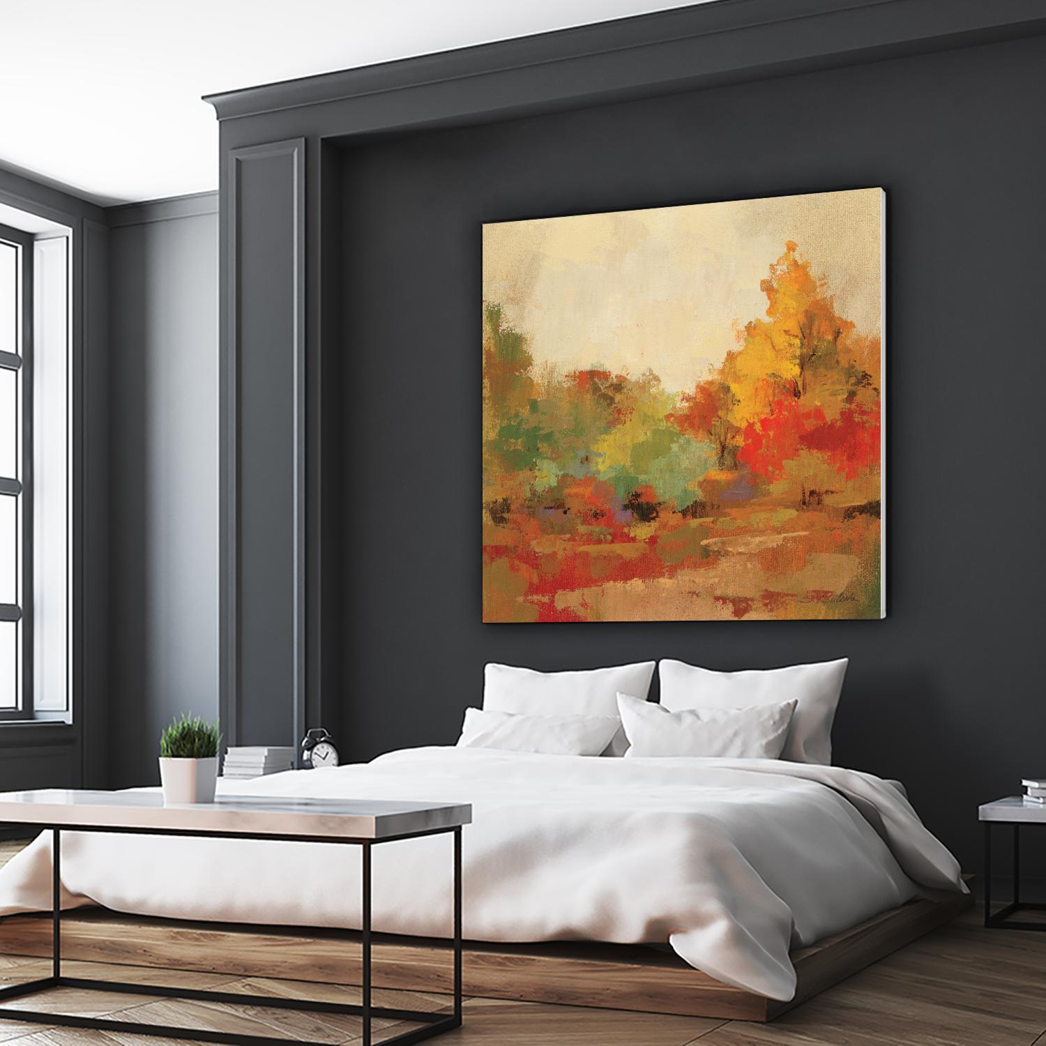 Fall Forest II by Silvia Vassileva on GIANT ART - yellow landscape