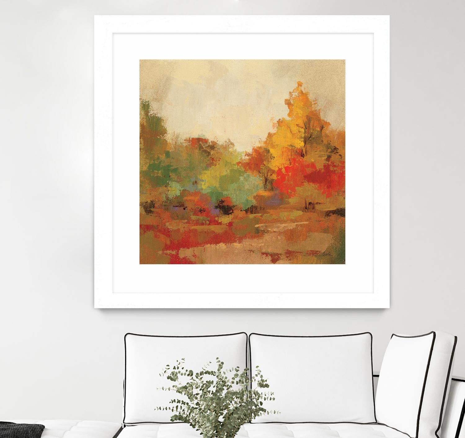 Fall Forest II by Silvia Vassileva on GIANT ART - yellow landscape