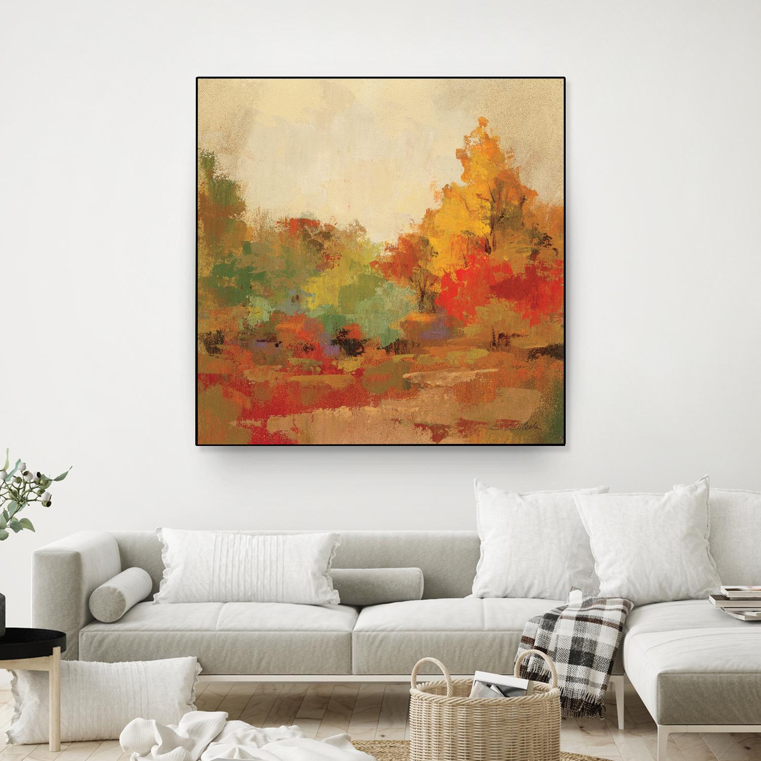 Fall Forest II by Silvia Vassileva on GIANT ART - yellow landscape