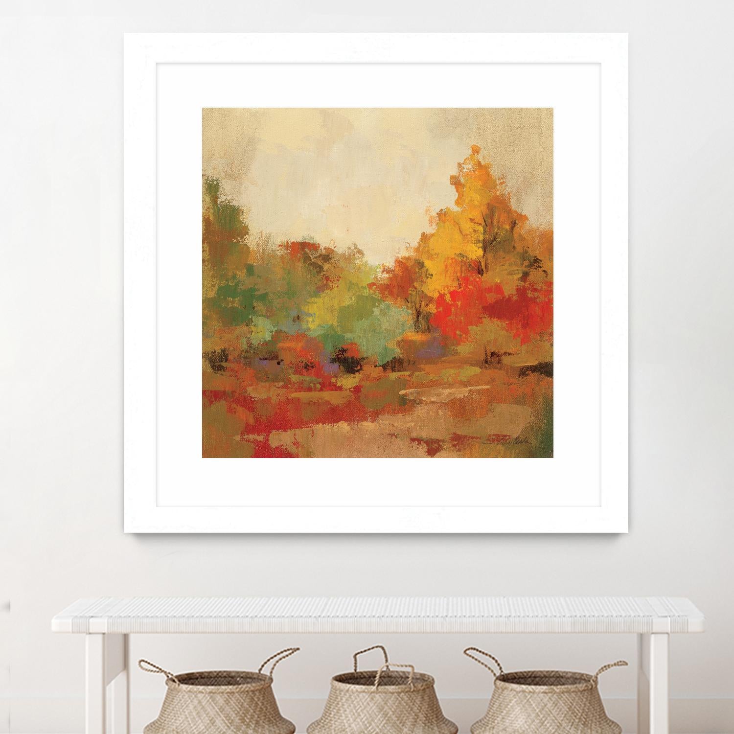 Fall Forest II by Silvia Vassileva on GIANT ART - yellow landscape