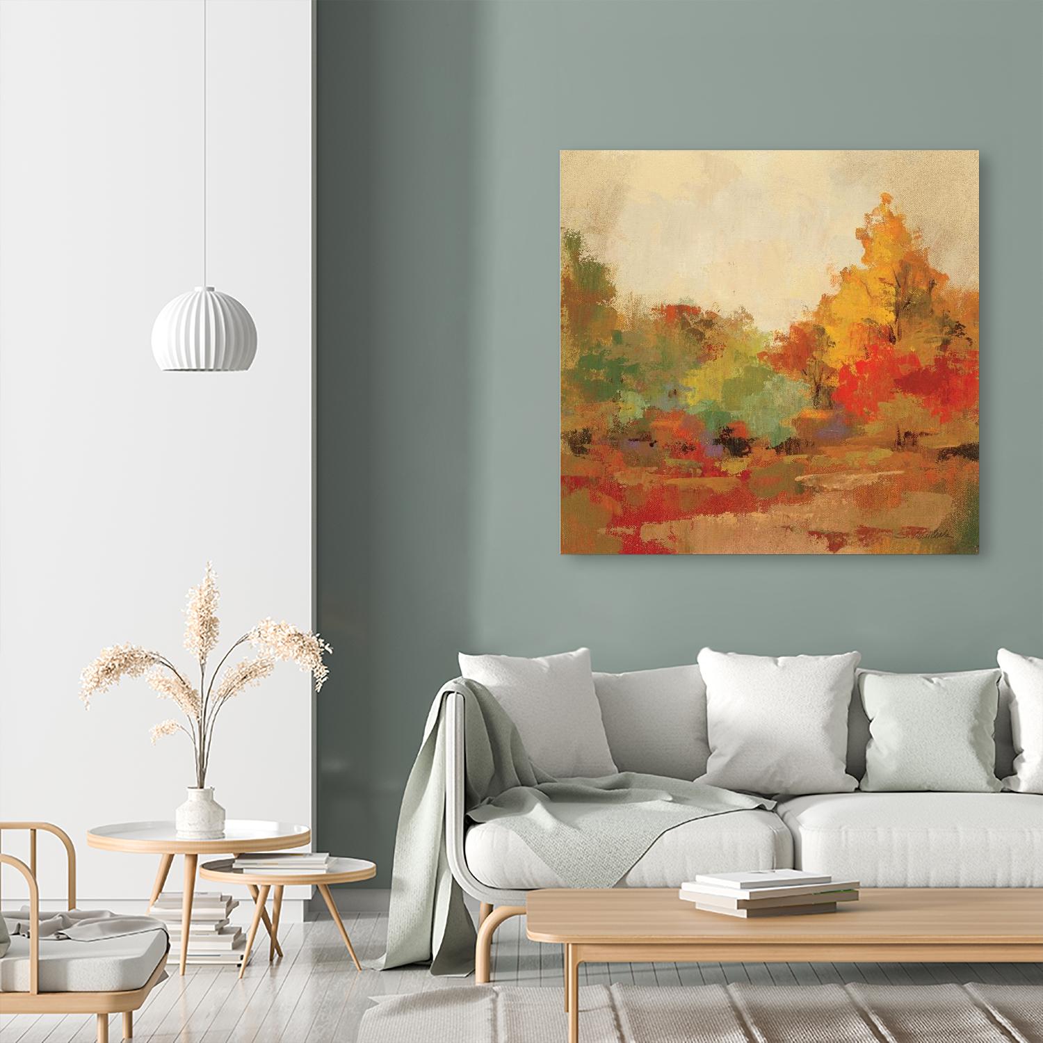 Fall Forest II by Silvia Vassileva on GIANT ART - yellow landscape