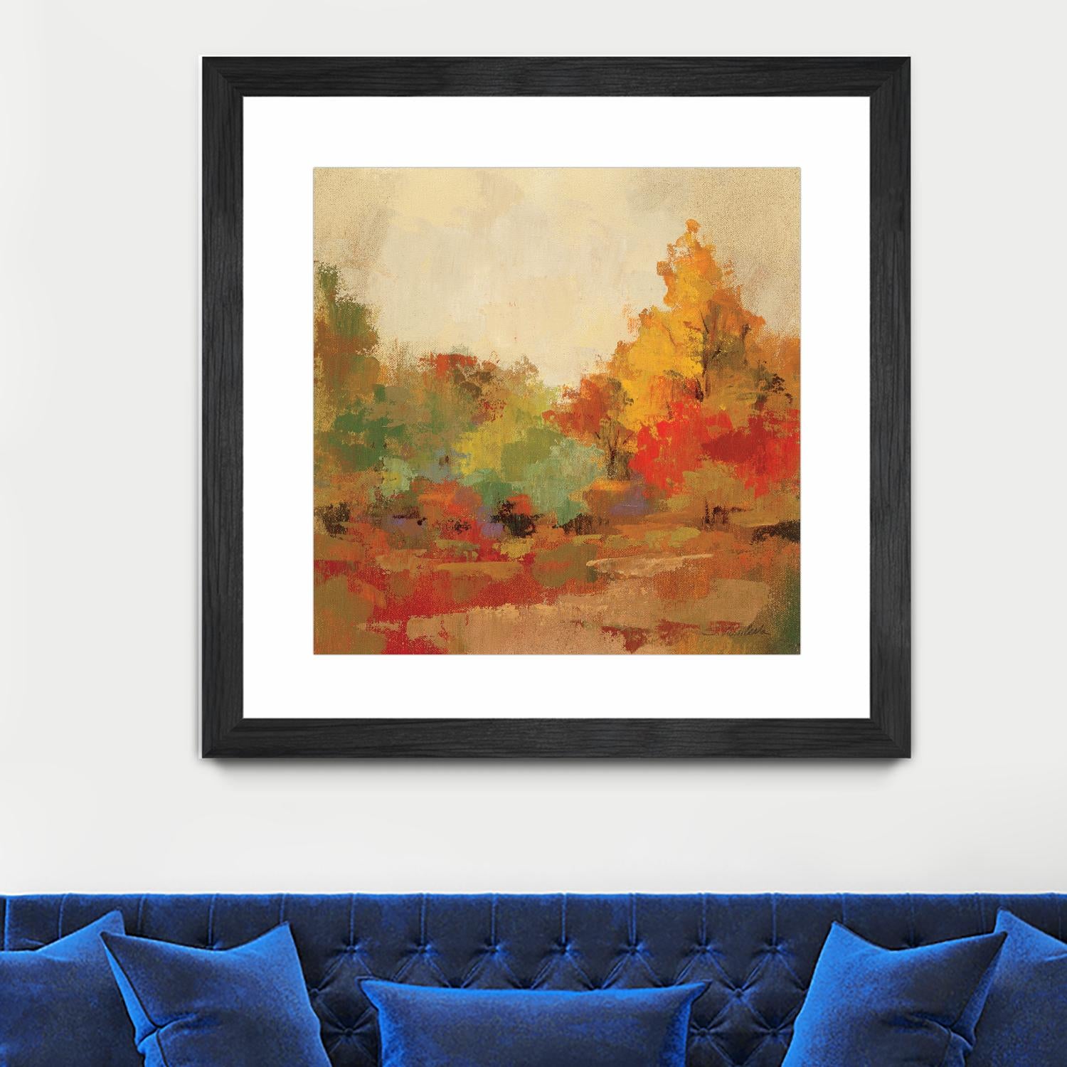 Fall Forest II by Silvia Vassileva on GIANT ART - yellow landscape