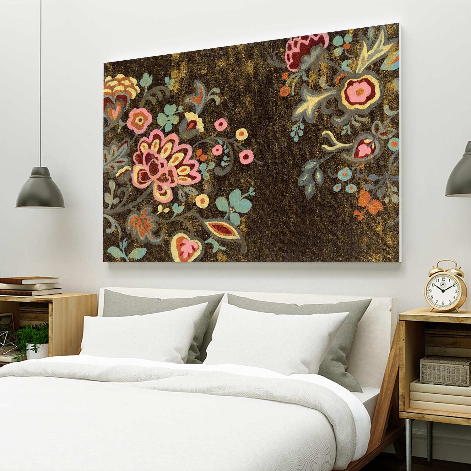 Decorative Paisley by Silvia Vassileva on GIANT ART - pink floral