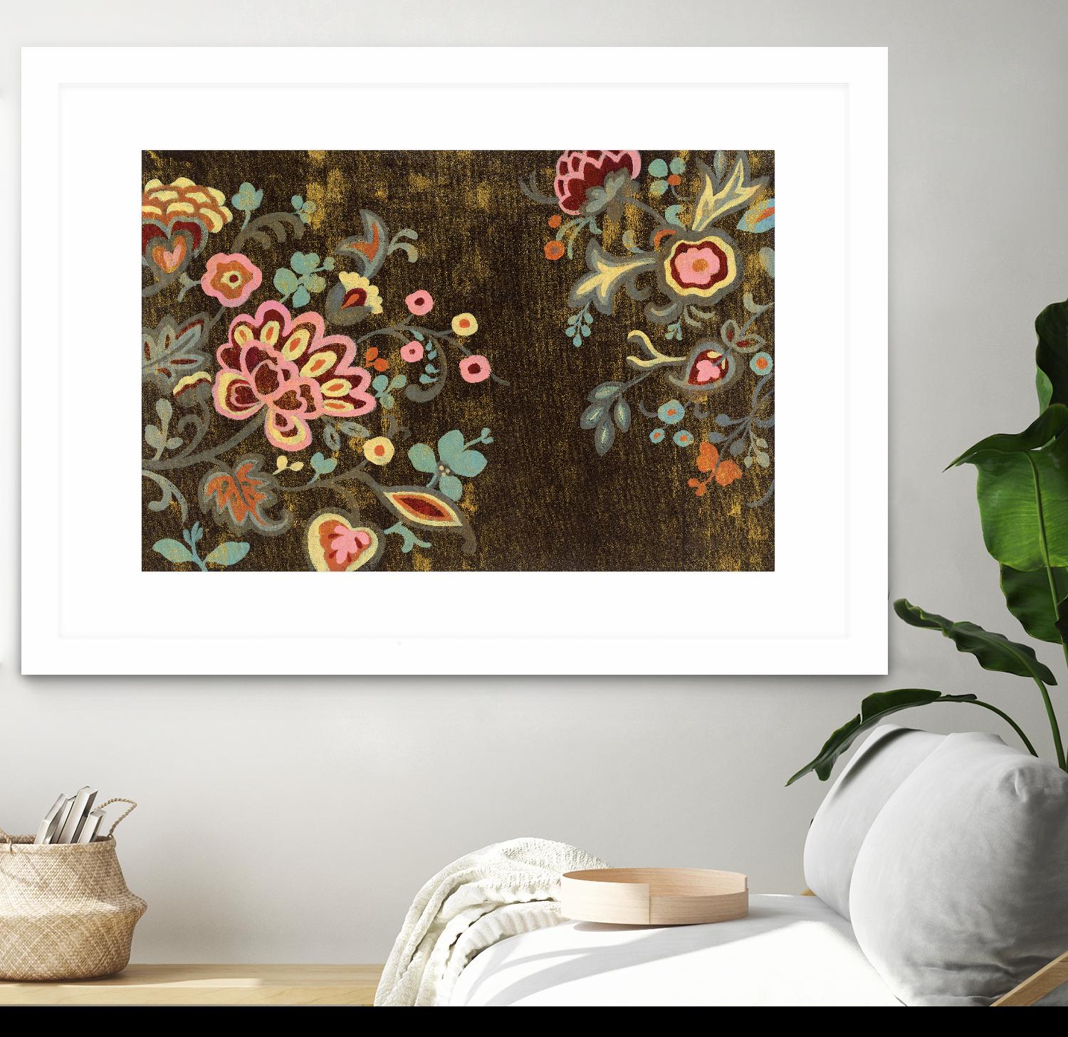 Decorative Paisley by Silvia Vassileva on GIANT ART - pink floral