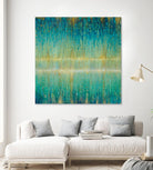 Rain Abstract I by Danhui Nai on GIANT ART - yellow abstract