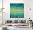 Rain Abstract I by Danhui Nai on GIANT ART - yellow abstract