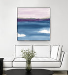 Plum Glow II by Chris Paschke on GIANT ART - blue abstract