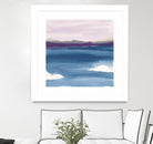 Plum Glow II by Chris Paschke on GIANT ART - blue abstract