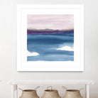 Plum Glow II by Chris Paschke on GIANT ART - blue abstract