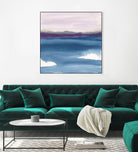 Plum Glow II by Chris Paschke on GIANT ART - blue abstract