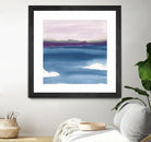 Plum Glow II by Chris Paschke on GIANT ART - blue abstract
