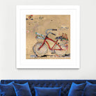 Pizza and Beer by Kellie Day on GIANT ART - beige leisure