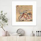 Pizza and Beer by Kellie Day on GIANT ART - beige leisure