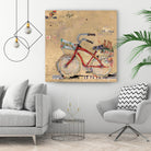 Pizza and Beer by Kellie Day on GIANT ART - beige leisure