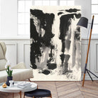 Sumi Waterfall View IV by Chris Paschke on GIANT ART - grey landscape