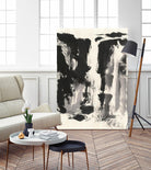 Sumi Waterfall View IV by Chris Paschke on GIANT ART - grey landscape