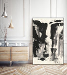 Sumi Waterfall View IV by Chris Paschke on GIANT ART - grey landscape