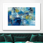 Ultramarine Waves III by Silvia Vassileva on GIANT ART - beige abstract