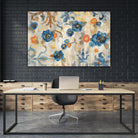 Flowers and Fragments by Silvia Vassileva on GIANT ART - orange floral