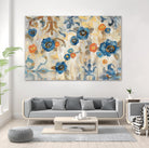 Flowers and Fragments by Silvia Vassileva on GIANT ART - orange floral