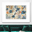 Flowers and Fragments by Silvia Vassileva on GIANT ART - orange floral