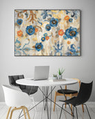 Flowers and Fragments by Silvia Vassileva on GIANT ART - orange floral