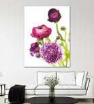 Spring Ranunculus VI by Laura Marshall on GIANT ART - green floral