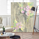 Birdcage Floral I by Albena Hristova on GIANT ART - pink floral