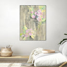 Birdcage Floral I by Albena Hristova on GIANT ART - pink floral