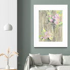 Birdcage Floral I by Albena Hristova on GIANT ART - pink floral