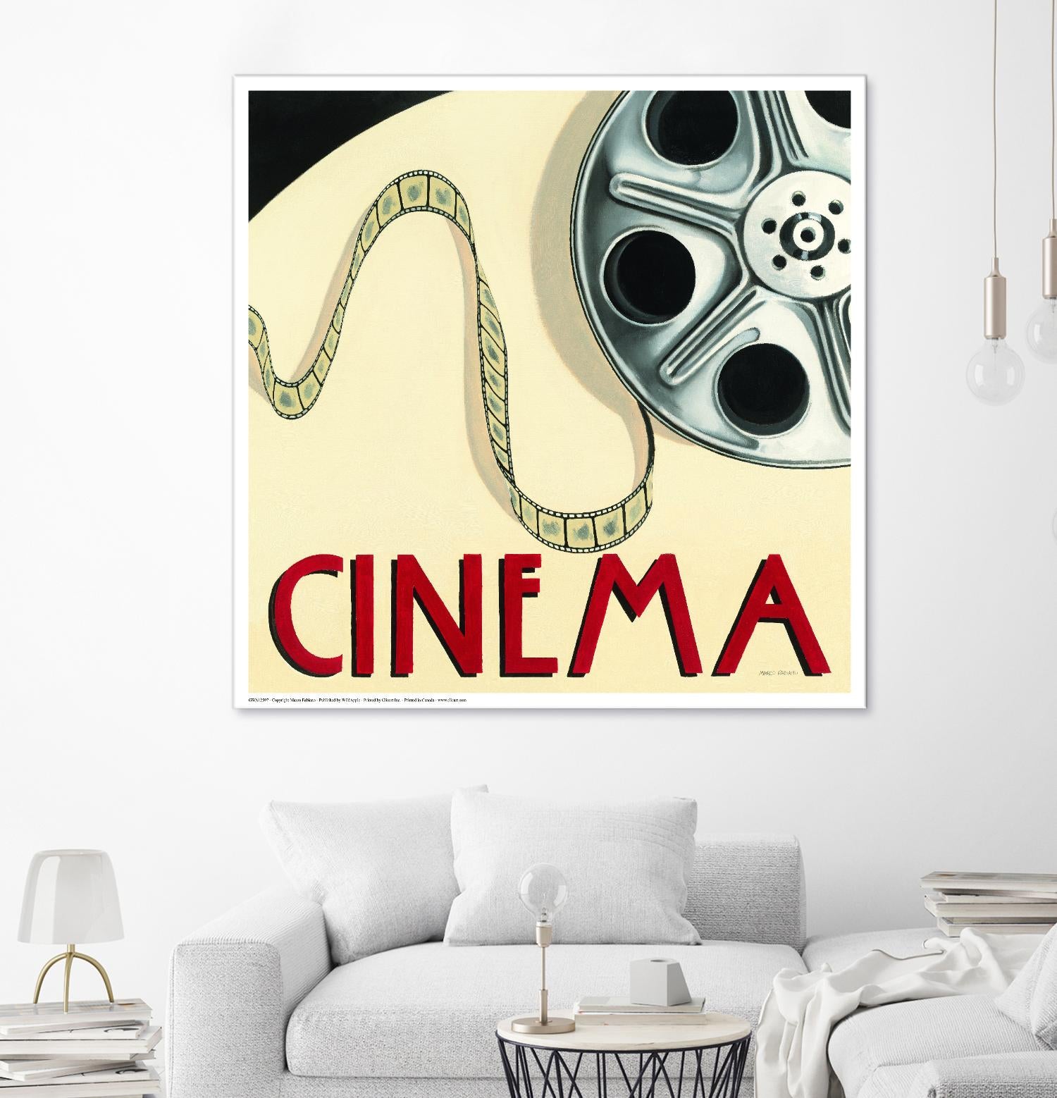 Cinema by Marco Fabiano on GIANT ART - white leisure