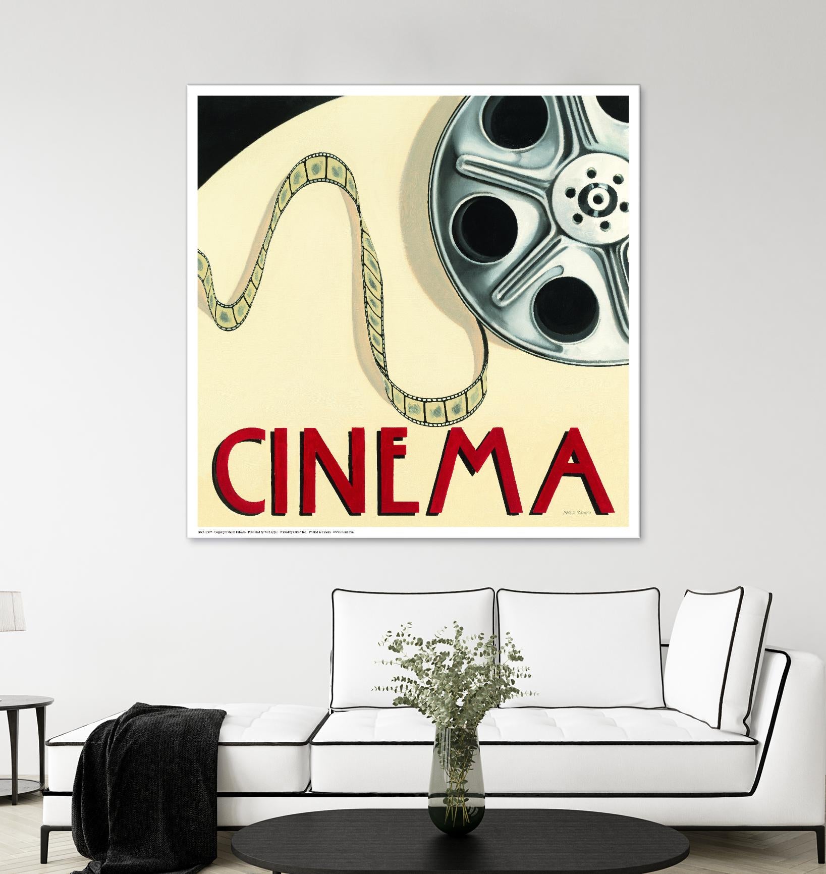 Cinema by Marco Fabiano on GIANT ART - white leisure