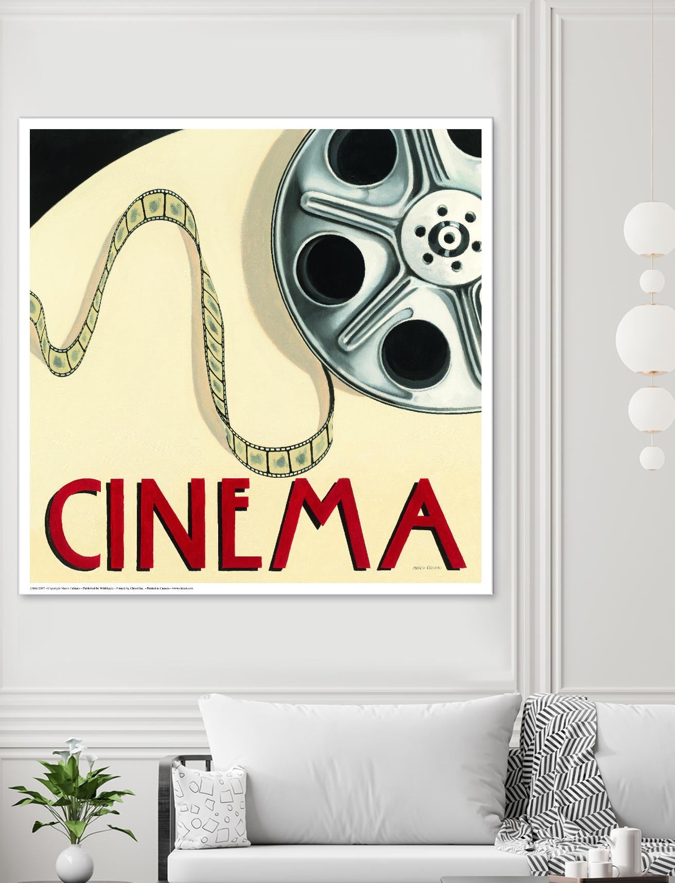 Cinema by Marco Fabiano on GIANT ART - white leisure