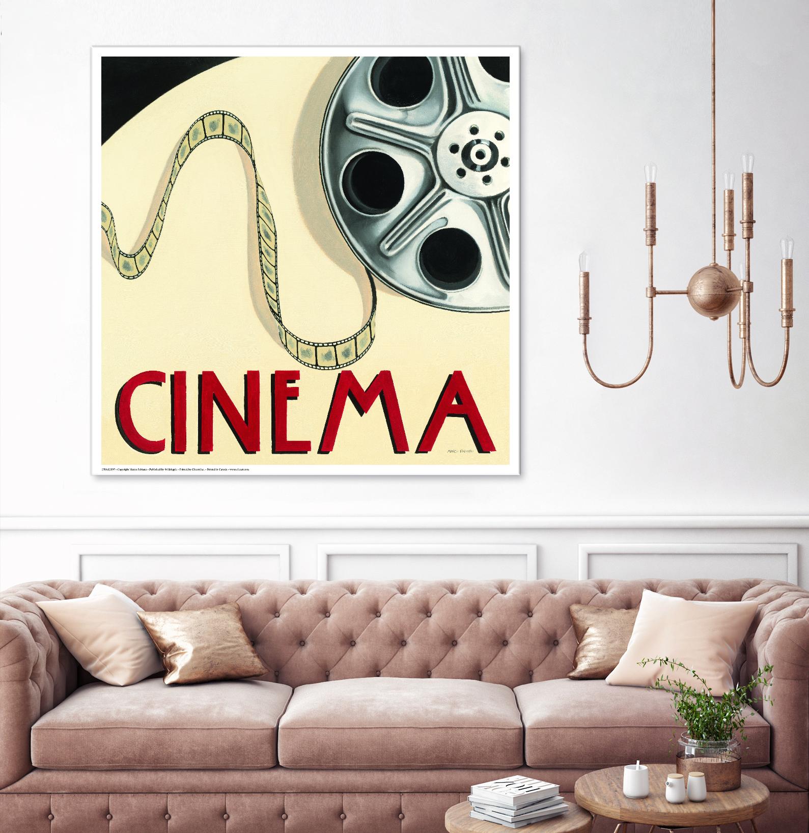 Cinema by Marco Fabiano on GIANT ART - white leisure