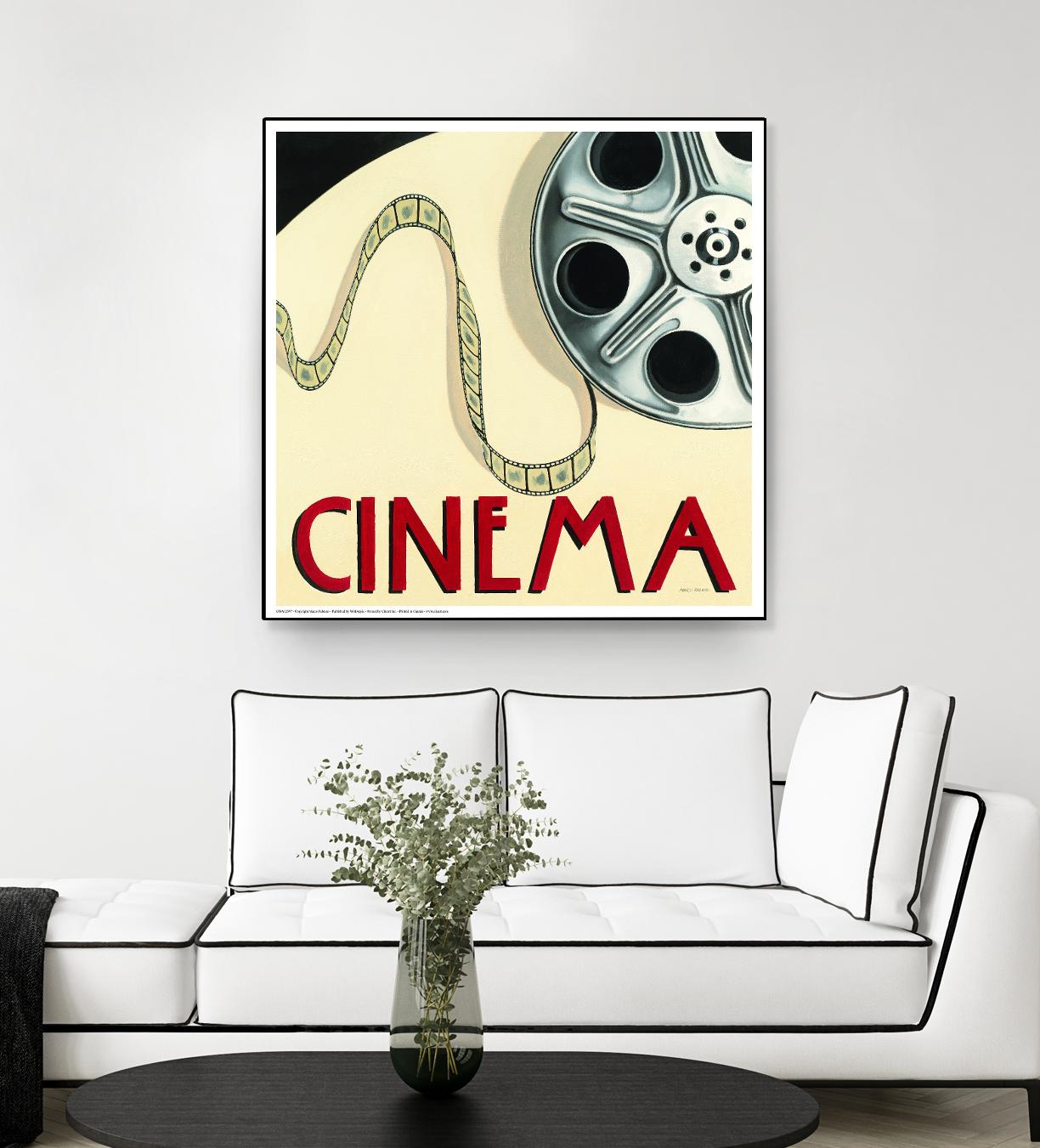 Cinema by Marco Fabiano on GIANT ART - white leisure