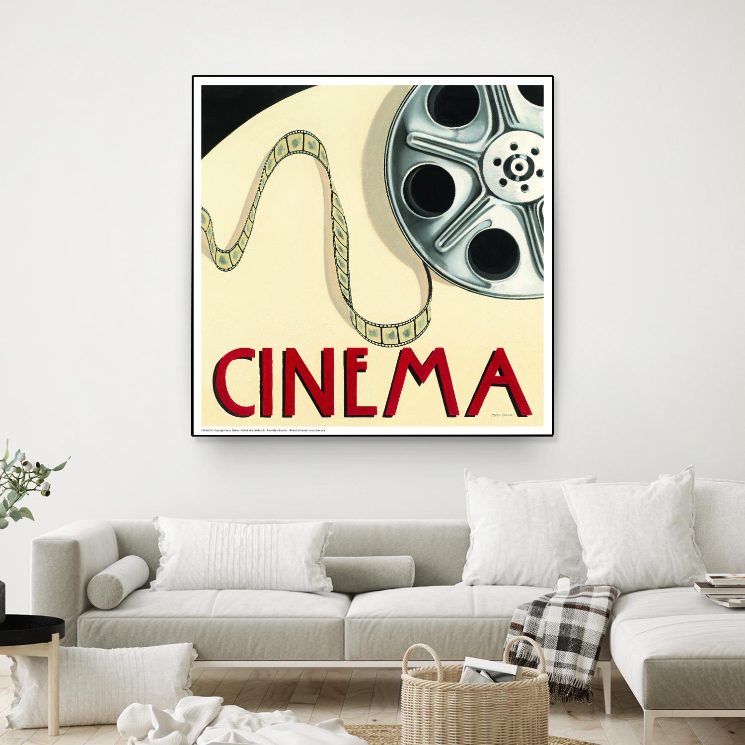 Cinema by Marco Fabiano on GIANT ART - white leisure