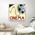 Cinema by Marco Fabiano on GIANT ART - white leisure