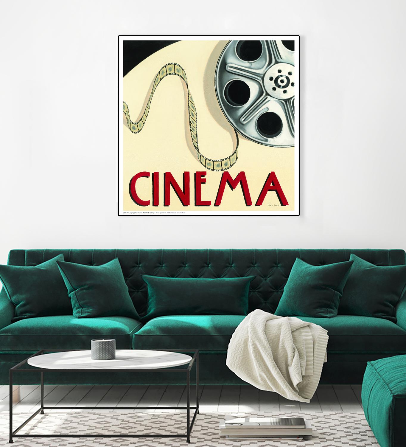 Cinema by Marco Fabiano on GIANT ART - white leisure