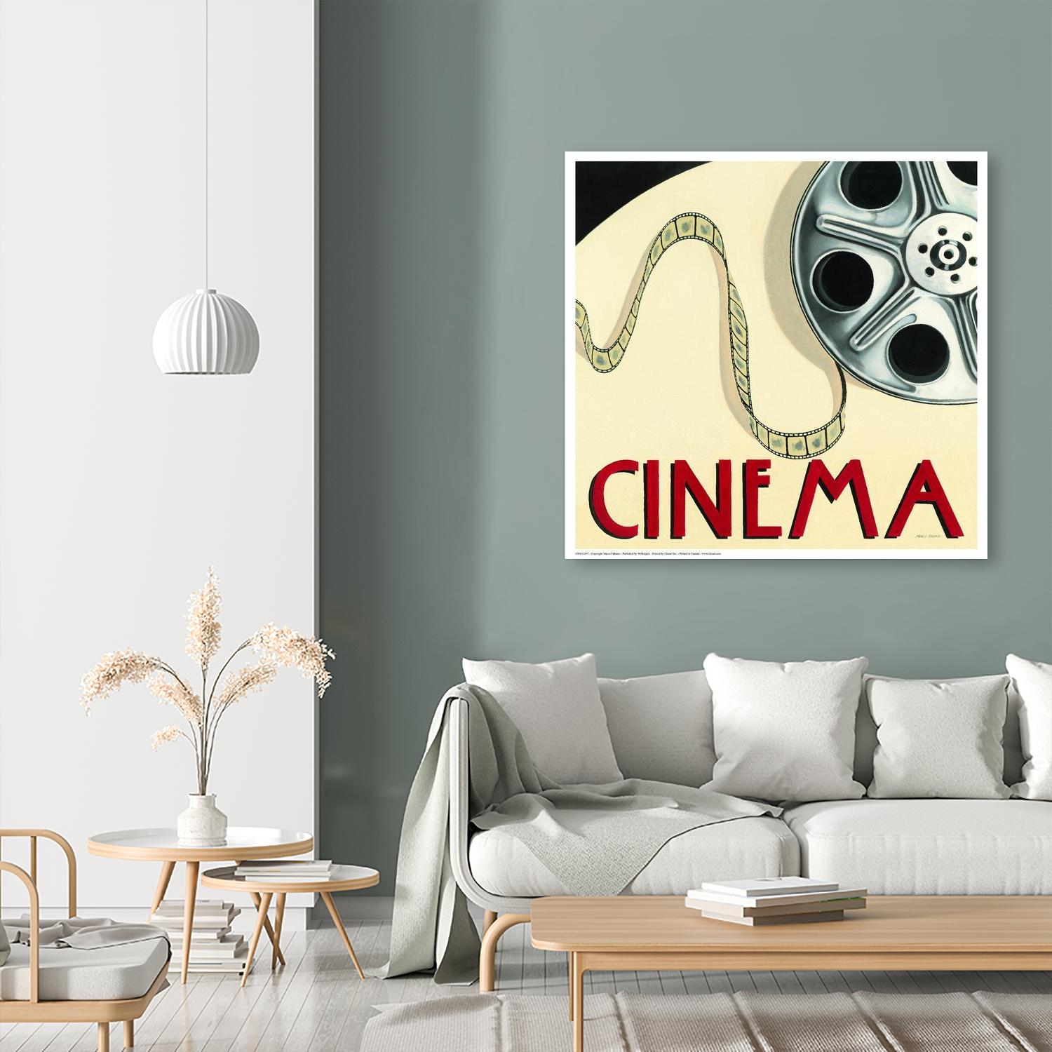 Cinema by Marco Fabiano on GIANT ART - white leisure