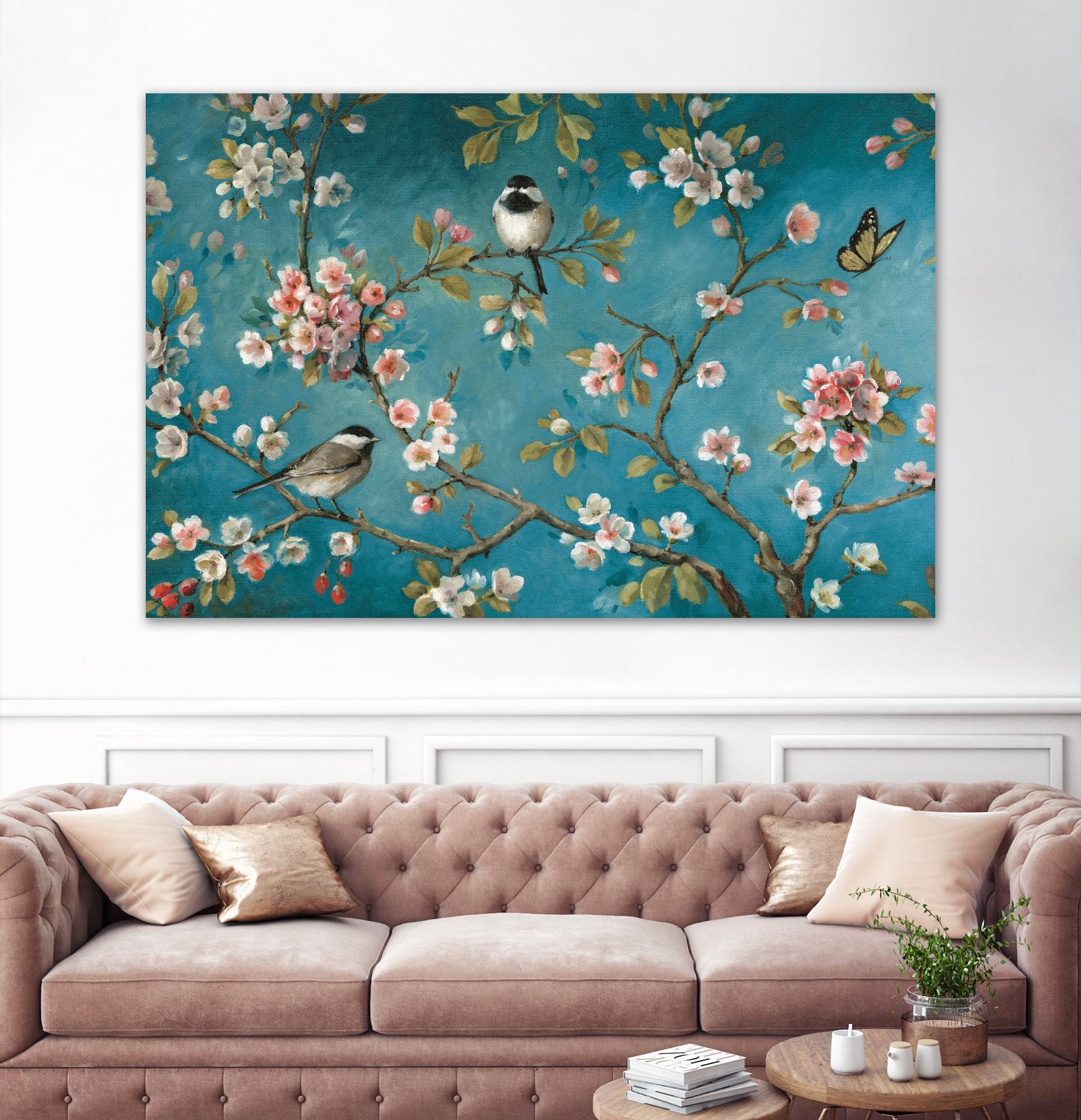 Blossom 1 by Lisa Audit on GIANT ART - pink floral