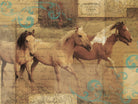 Wild Horses I by Portfolio on GIANT ART - beige animals