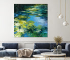 Water Lilies II by Julia Purinton on GIANT ART - green garden